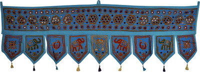 

Lal Haveli Home Decorative Cotton Handmade Door Valance Hanging Toran(Cotton)