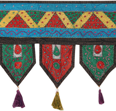 

Rajrang Chevron Toran/Door Hanging Toran(Cotton)