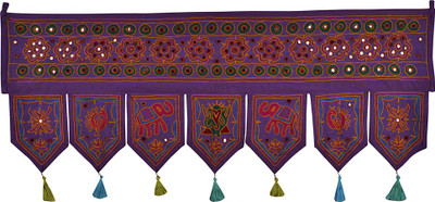 

Lal Haveli Modern Attractive Cotton Decorative Door Valance Hanging Toran(Cotton Febric)