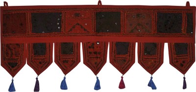 

Lal Haveli Traditional Handmade Bandhanwar Door Valance Decorative Toran(Cotton)