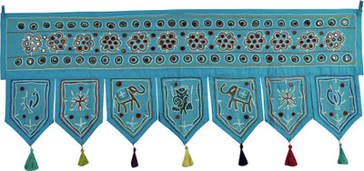 

Lal Haveli Traditional Handmade Bandhanwar Door Valance Door Decoration Toran(Cotton Febric)
