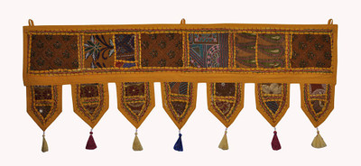 

Lal Haveli Home Decor Attractive Cotton Door Valance Hanging Toran(Cotton)