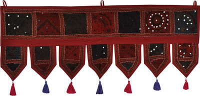 

Lal Haveli Handmade Cotton Tapestry Toran Decorative Wall / Toran(Cotton)