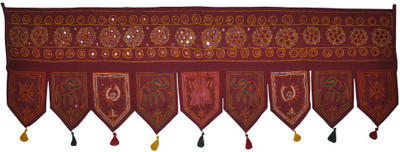 

Lal Haveli Beautiful Handmade Cotton Bandhanwar for Decoration Toran(Cotton)