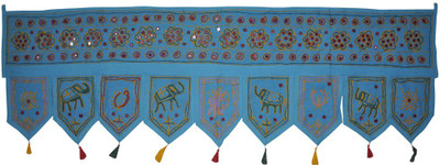 

Lal Haveli Ethnic Traditional Handmade Vintage Bandhanwar Toran(Cotton)