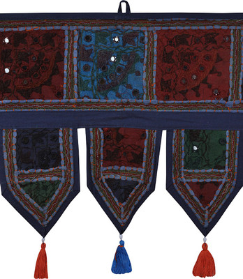 

Lal Haveli Handmade Cotton Tapestry Toran Decorative Wall / Toran(Cotton)