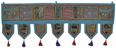 

Lal Haveli Modern Attractive Cotton Hanging Door Decoration Window Valance Toran(Cotton)