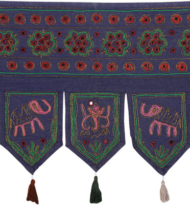 

Rajrang Elephant Toran/Door Hanging Toran(Cotton)