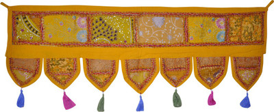 

Lal Haveli Ethnic Patchwork With Embroidery Door Hanging Toran(Cotton)