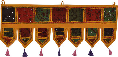 

Lal Haveli Handmade Beautiful Khambadiya Cotton Hanging Home Décor Toran(Cotton)