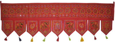 

Lal Haveli Beautiful Decoration Bandhanwar Toran(Cotton)