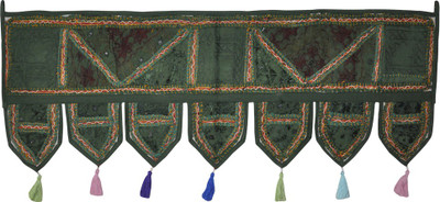 36% OFF on Lal Haveli Ethnic Beautiful Handmade Embroidery With Mirror Work Tapestry Toran(Cotton) 36% OFF on Lal Haveli Ethnic Beautiful Handmade Embroidery With Mirror Work Tapestry Toran(Cotton)