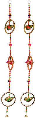 

Little Jaipur Fabric Bird Door Hanging Set Toran(Fabric)