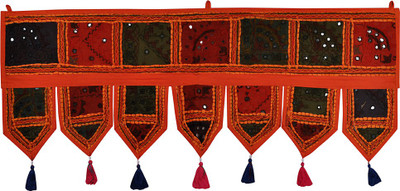 

Lal Haveli Lal Haveli Handmade Cotton Wall Tapestry Decorative Door Hanging Toran(Cotton)