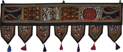 

Lal Haveli Handmade Embroidered Patch Work Cotton Door Hanging Toran(Cotton)
