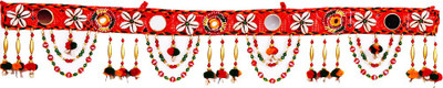 

Creativity Centre Toran(Kauri, Chunri Cloth, pompom, metal beads, mirrors)