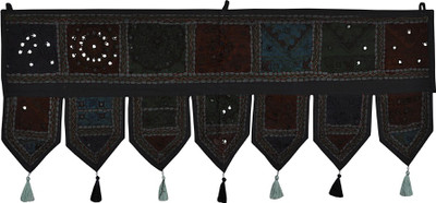 

Lal Haveli Handmade Khambadiya Design Cotton Door Valance Decorative Toran(Cotton)