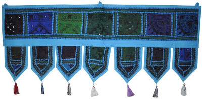 

Lal Haveli Ethnic Patchwork Beautiful Handmade Door Hanging Toran(Cotton)