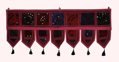 

Lal Haveli Modern Attractive Cotton Decorative Door Valance Hanging Toran(Cotton)