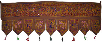 

Lal Haveli Ethnic Beautiful Rajasthani Traditional Hanging Toran(Cotton)