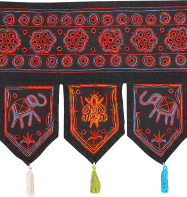 

Rajrang Elephant Toran/Door Hanging Toran(Cotton)