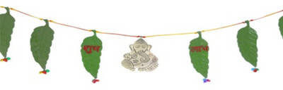 

eCraftIndia Meena Bandarwal with Lord Ganesha Toran(Aluminiun)