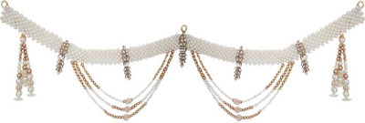 

Creativity Centre Exclusive Designer Pearl Door Hanging Toran(Pearl, metal beads)