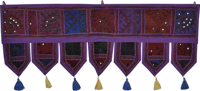 

Lal Haveli Handmade Cotton Tapestry Toran Decorative Wall / Toran(Cotton)