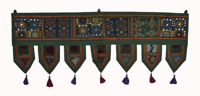 

Lal Haveli Modern Attractive Cotton Decorative Door Valance Hanging Toran(Cotton)