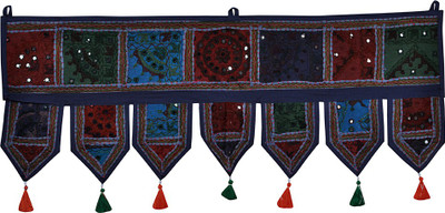 

Lal Haveli Handmade Cotton Tapestry Toran Decorative Wall / Toran(Cotton)