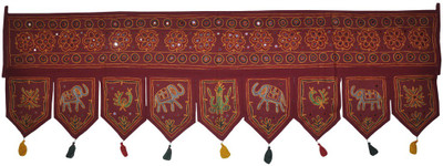 

Lal Haveli Ethnic Beautiful Rajasthani Traditional Hanging Toran(Cotton)