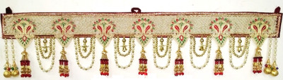 

JaipurCrafts Royal Rajasthan Door Decoration Golden Bandhanwar Toran(Crystal)