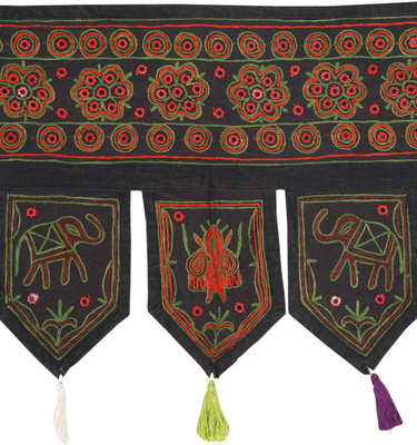 

Rajrang Elephant Toran/Door Hanging Toran(Cotton)