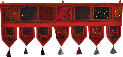

Lal Haveli Handmade Cotton Tapestry Toran Decorative Wall / Toran(Cotton)