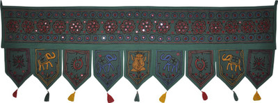 

Lal Haveli Beautiful Decoration Bandhanwar Toran(Cotton)