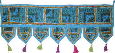 41% OFF on Lal Haveli Ethnic Handmade Mirror Embroidered Door Decoration Door Hanging Toran(Cotton)