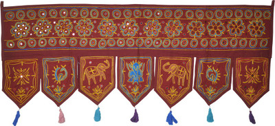 Lal Haveli Toran(Cotton)