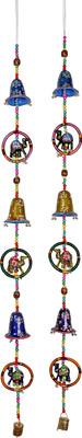 

Lal Haveli Metal Wall String Hanging Decorative Animal Showpiece Door Toran(Metal)