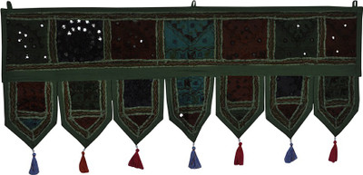 

Lal Haveli Door Décor Handmade Cotton Valance Hanging Toran(Cotton)