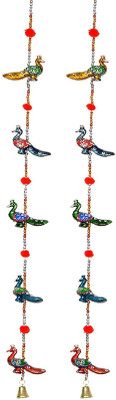 

Little Jaipur Fabric Peacock Door Hanging Set Toran(Fabric)