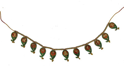 

eCraftIndia Metal Lord Ganesha Door Hanging Toran(Metal)