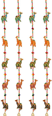 

Little Jaipur Paper Horse Door Hanging Set Toran(Fabric)