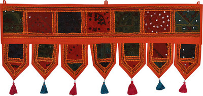

Lal Haveli Lal Haveli Handmade Cotton Wall Tapestry Decorative Door Hanging Toran(Cotton)