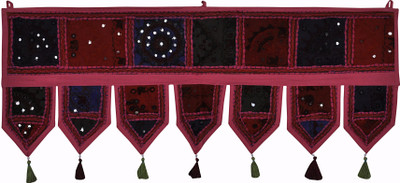 

Lal Haveli Traditional Handmade Bandhanwar Door Valance Door Decoration Toran(Cotton)