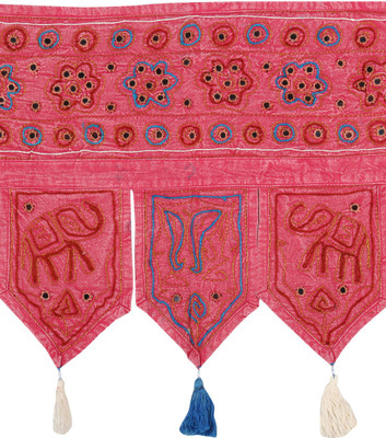 

Rajrang Elephant Toran/Door Hanging Toran(Cotton)