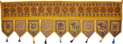 

Lal Haveli Indian Vintage Handmade Hanging Toran(Cotton)