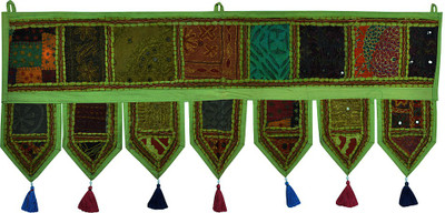 

Lal Haveli Handmade Cotton Tapestry Toran Decorative Wall / Toran(Cotton)