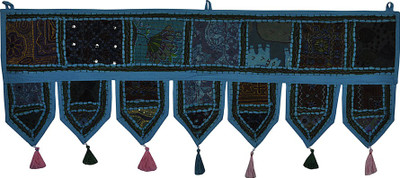 

Lal Haveli Home Décor Ethnic Door Valance Hanging Toran(Cotton)