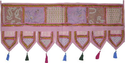 

Lal Haveli Ethnic Beautiful Patchwork Handmade Door Hangings Toran(Cotton)