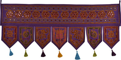 

Lal Haveli Traditional Handmade Bandhanwar Door Valance Door Decoration Toran(Cotton Febric)